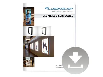 Elume LED Poster Box Cut Sheet Download