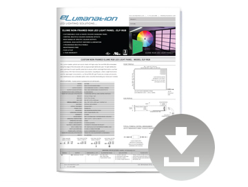 RGB LED Light Panel Specification Guide