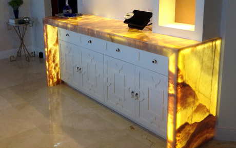 Backlit Onyx Countertop LED Light Panel